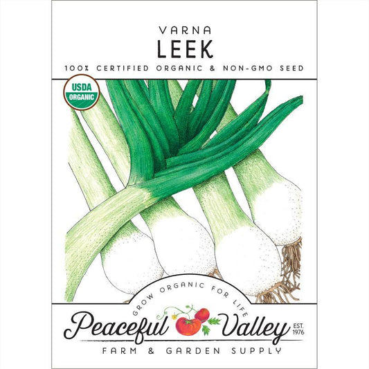 Varna Leek Seeds (Organic), Garden from Grow Organic