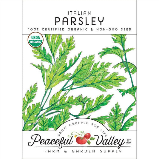 Italian Parsley Seeds (Organic), Garden from Grow Organic