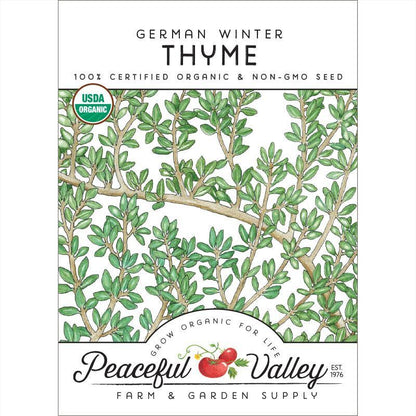 Thyme, German Winter (Organic), Garden from Grow Organic