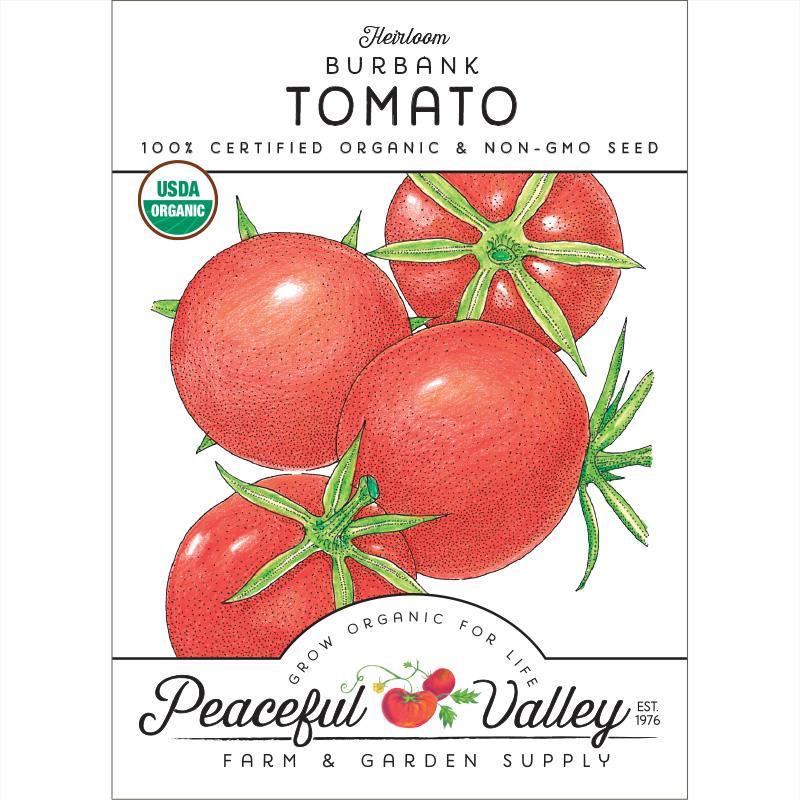 Burbank Tomato Seeds (Organic) by Grow Organic