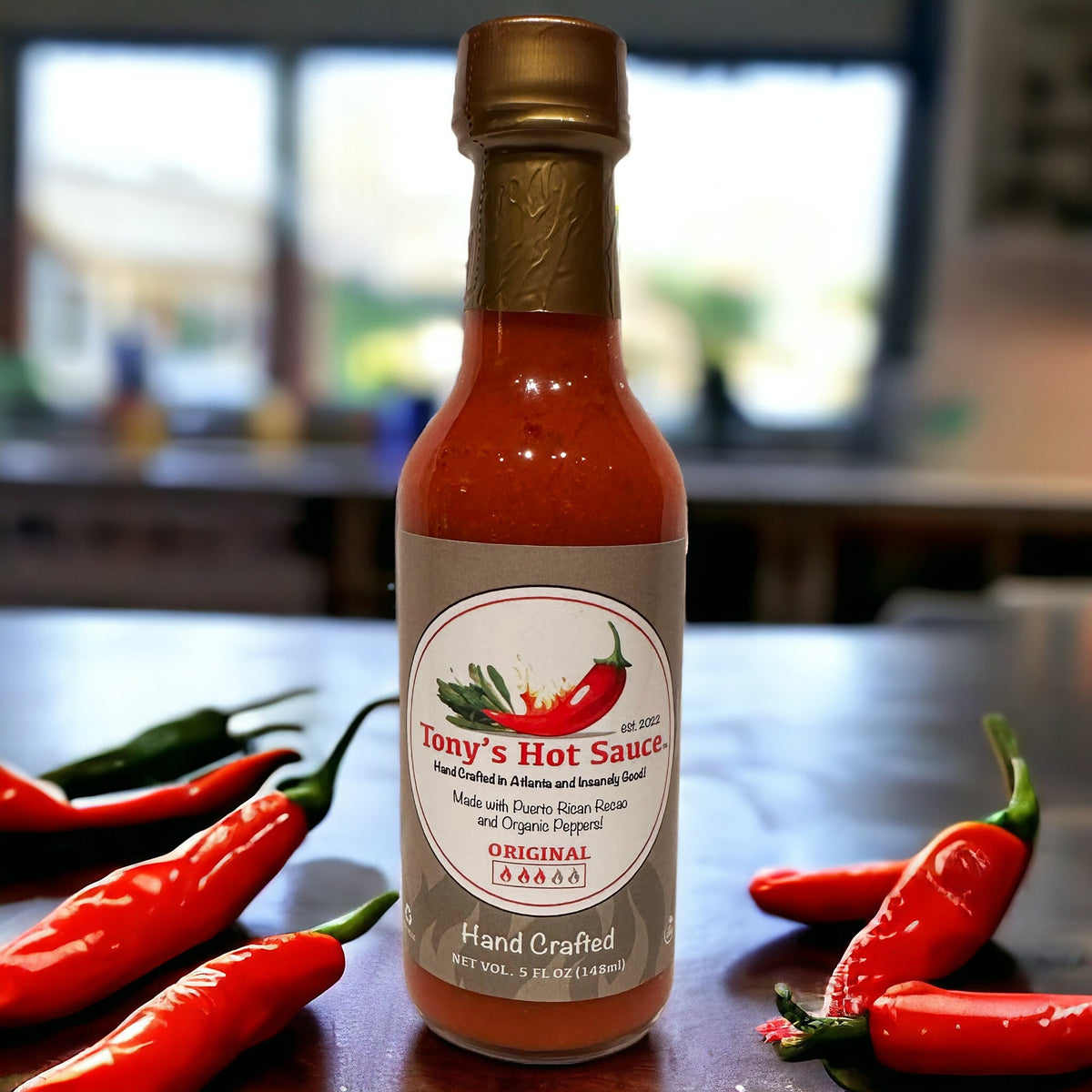 Tony's Handcrafted Hot Sauce-Original Flavor- 3 Pack, Hot Sauce from Tony's Hot Sauce Company