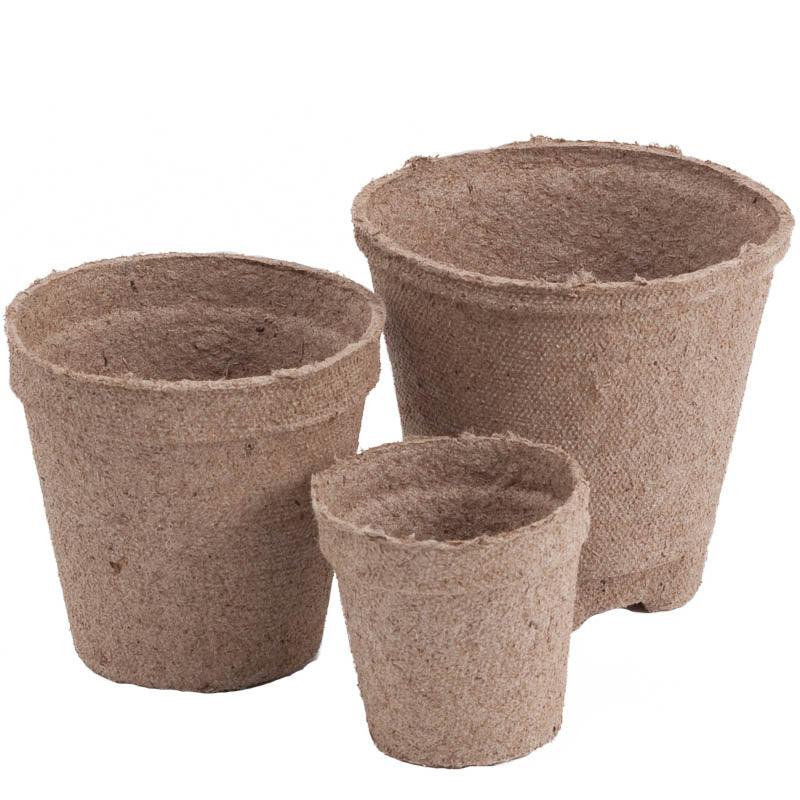 Jiffy Peat Round Pots - 3", Garden from Grow Organic