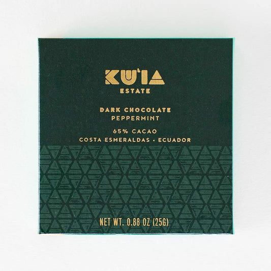 Peppermint Dark Chocolate Bar, Confection from Maui Kuʻia Estate Chocolate