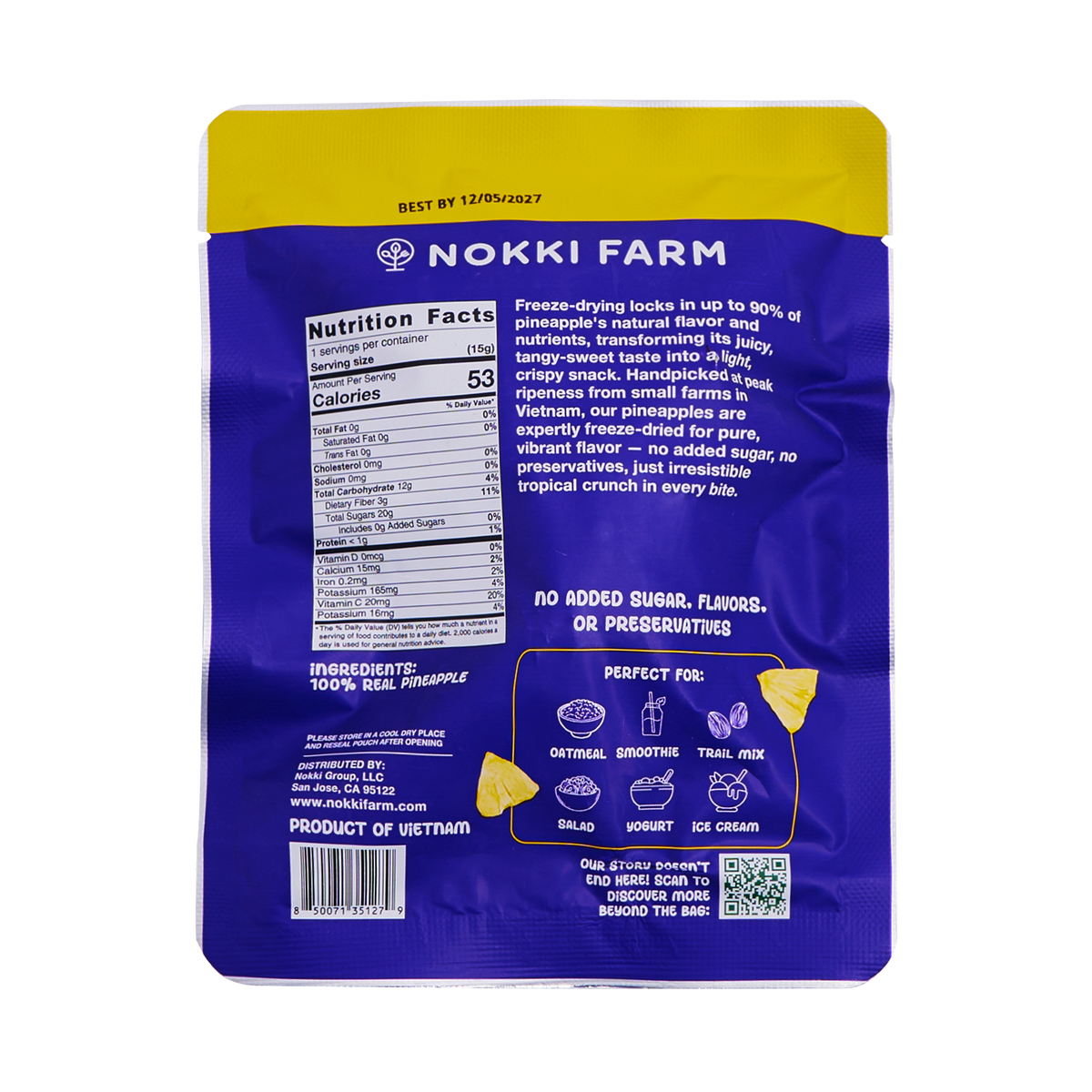 Freeze-Dried Pineapple
