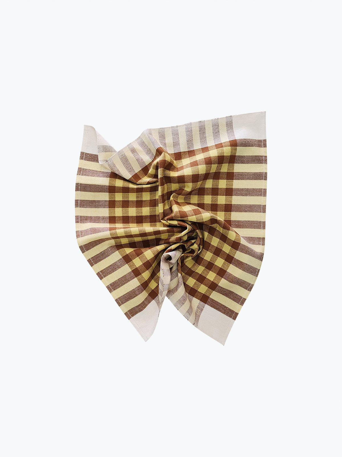 Grid Napkin Pair - Pineapple, Cloth Napkins from All Roads