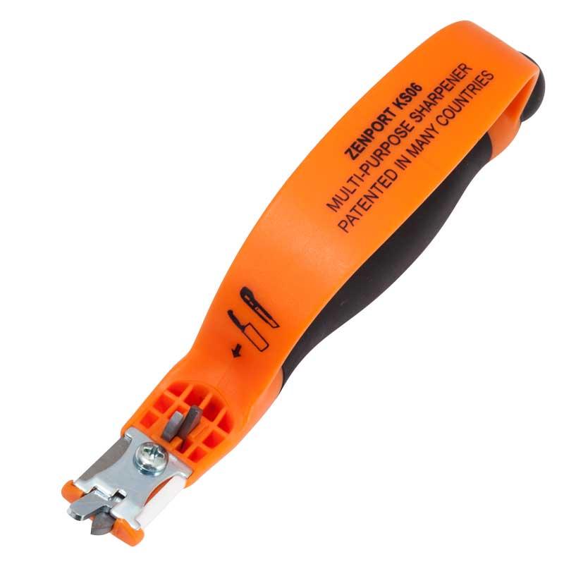 Zenport 6-in-1 Multi Sharpener (For Pruners, Scissors, and Knives), Garden from Grow Organic