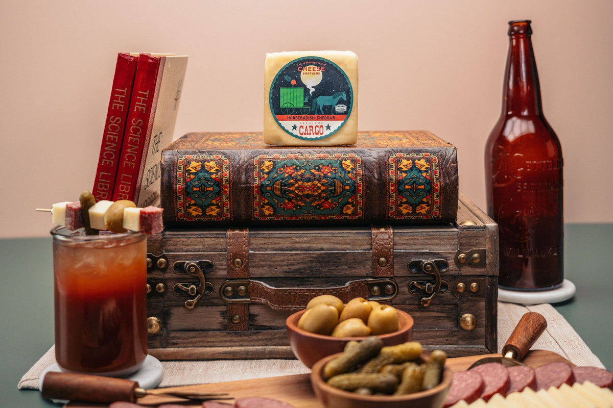 "Precious Cargo" Horseradish Cheddar, Cheese from Cheese Brothers, Inc.