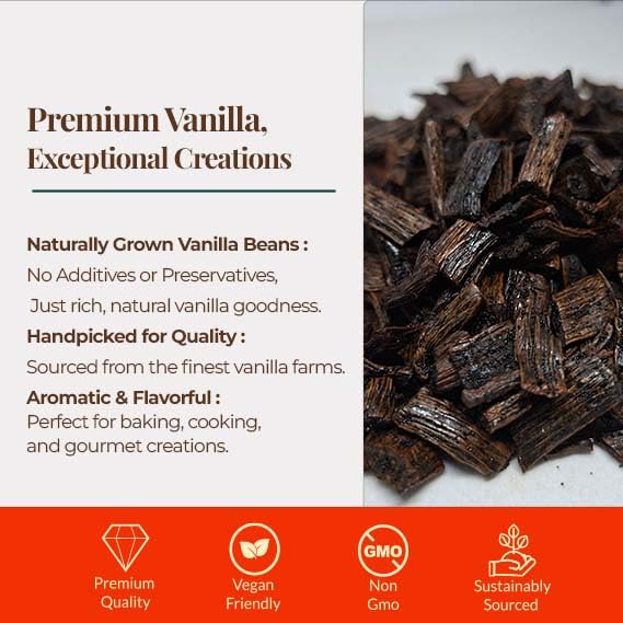 Vanilla Bean Cuts Grade B 1lb for Extract & Baking, image 6 of 15