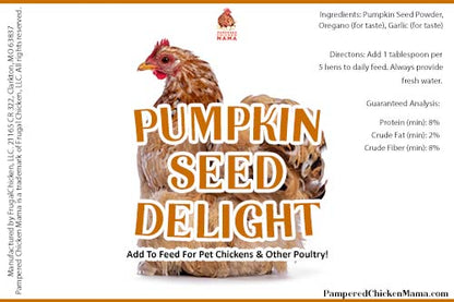 Pumpkin Seed Delight - Add To Feed For For Healthy Coops from Dahlia Pets