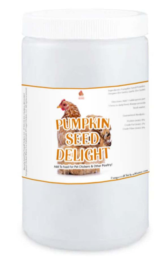 Pumpkin Seed Delight - Add To Feed For For Healthy Coops from Dahlia Pets