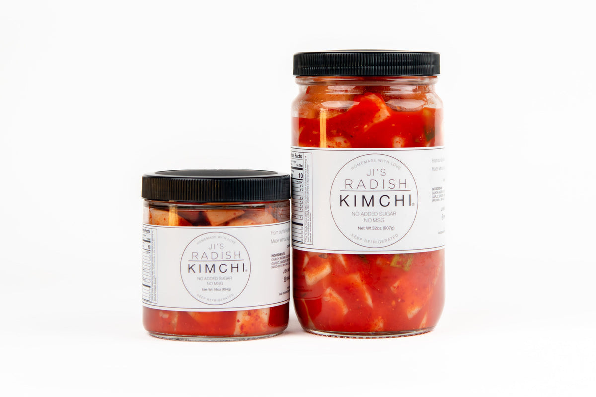 Daikon Radish Kimchi, Prepared Foods from Ji's Kimchi