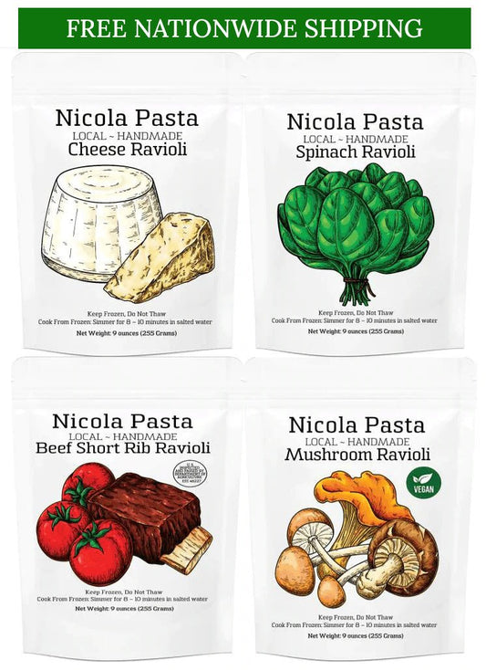 Ravioli Sampler - 4 Bags of Ravioli, Pasta & Noodles from Nicola's Marketplace
