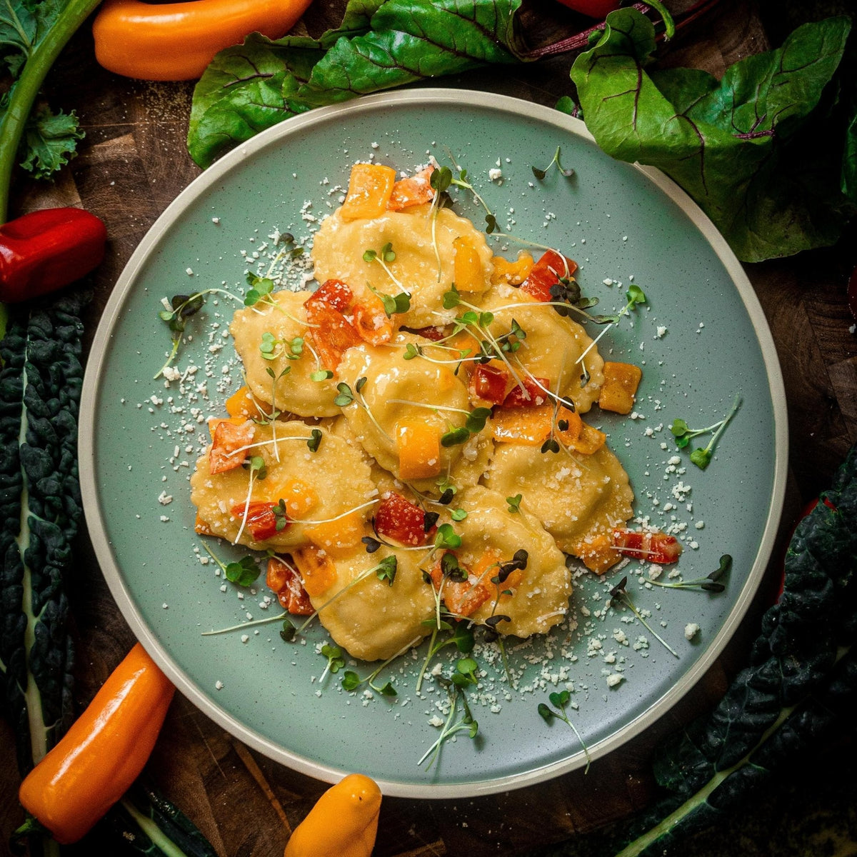 Roasted Corn Ravioli