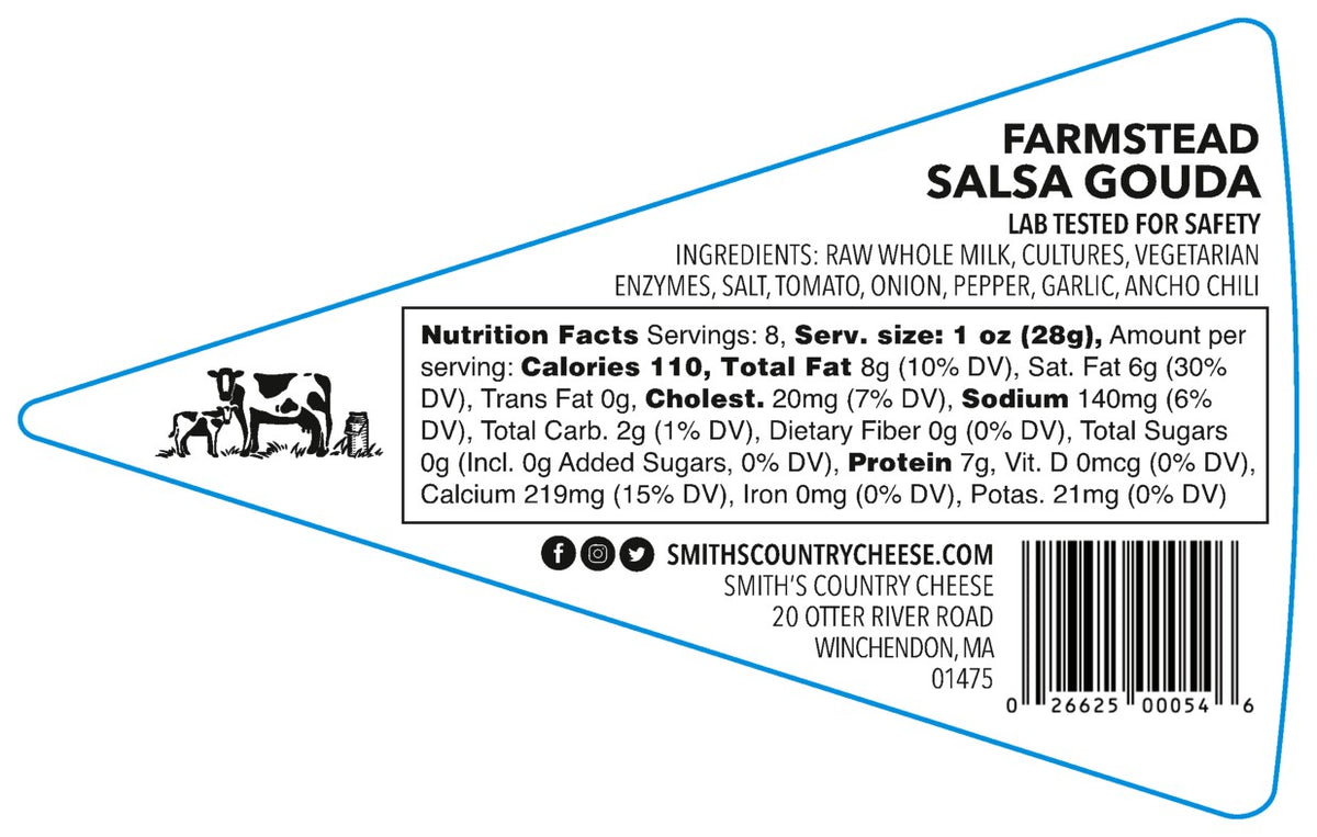 Salsa-Rubbed Farmstead Gouda