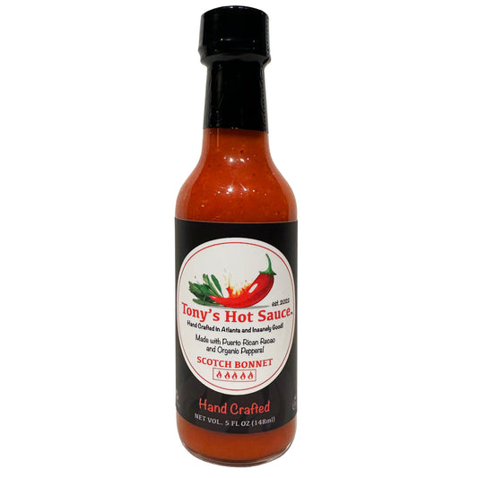 Tony's Handcrafted  "Scotch Bonnet"  Hot Sauce 5 Oz, Hot Sauce from Tony's Hot Sauce Company