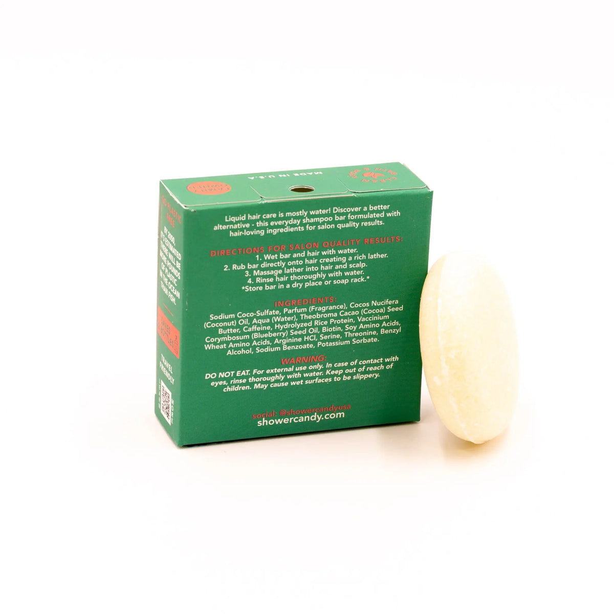 Bergamot Grapefruit Volumizing Shampoo Bar for Fine and Thin Hair