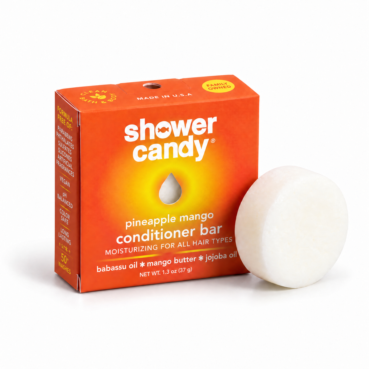Pineapple Mango Conditioner Bar For All Hair Types