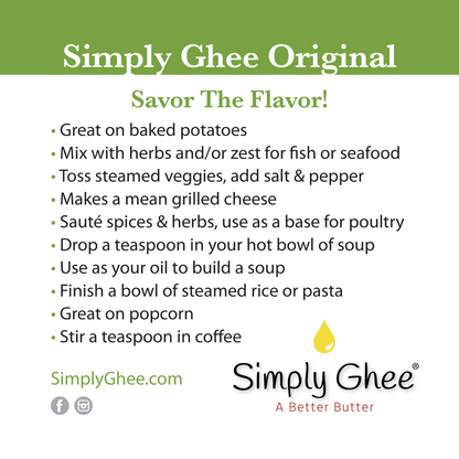 Domestic Grassfed Ghee 16oz, Dairy from Shop Simply Ghee