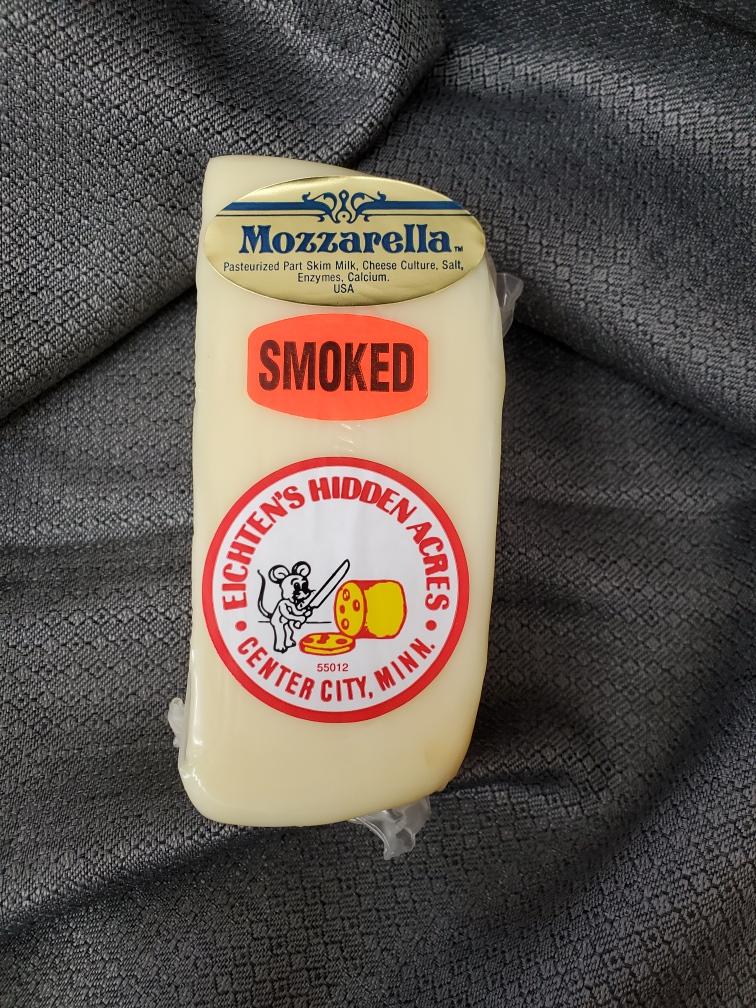 Smoked Mozzarella Cheese 8 oz. by Eichtens Cheeses, Gifts & Foods