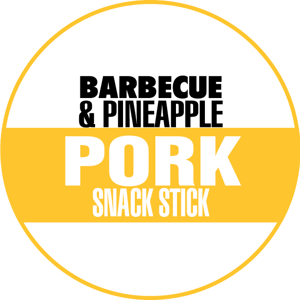 Barbecue & Pineapple - Premium Natural Pork, 1-oz Sticks