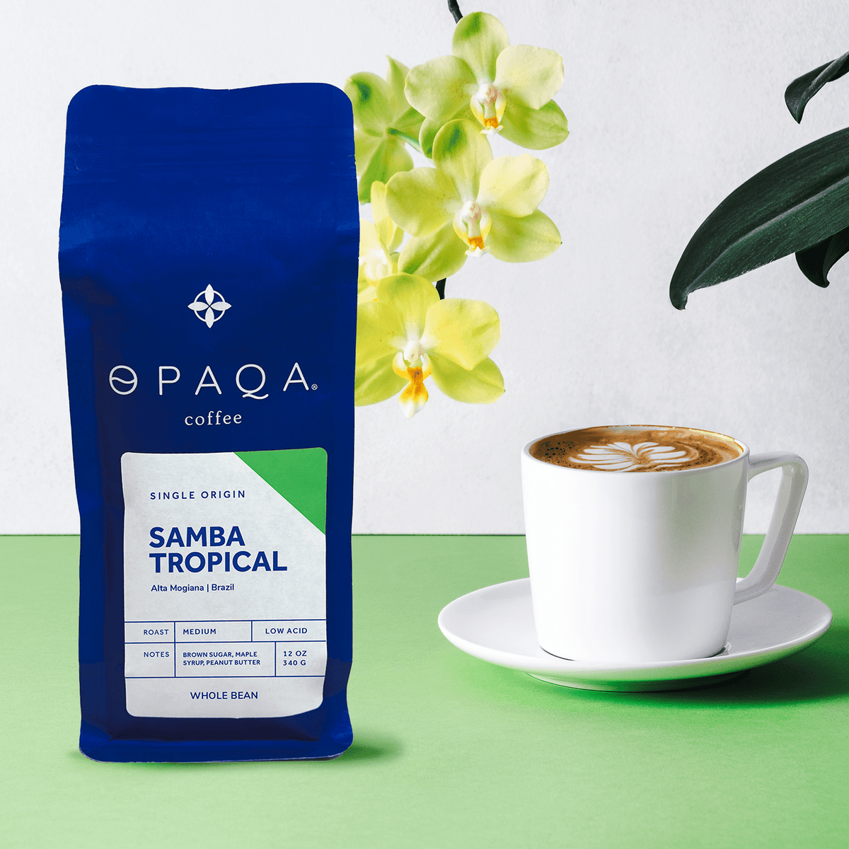 Specialty Brazilian Single Origin Coffee, Opaqa Samba Tropical, Coffee from Opaqa Coffee