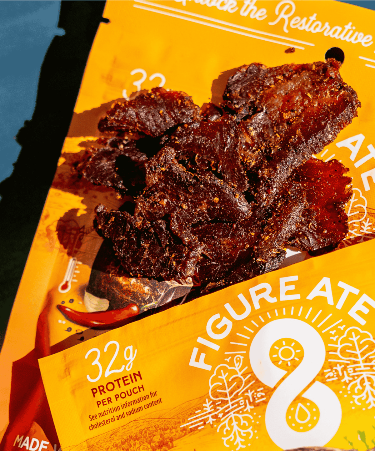 Spiced Grass Fed & Finished Beef Biltong, Pantry from Figure Ate Foods
