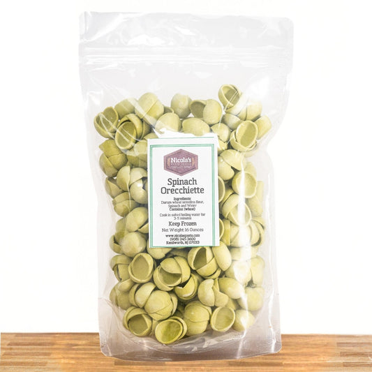 Fresh Spinach Orecchiette Pasta, Pasta & Noodles from Nicola's Marketplace
