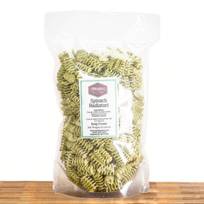 Fresh Spinach Radiatori Pasta, Pasta & Noodles from Nicola's Marketplace