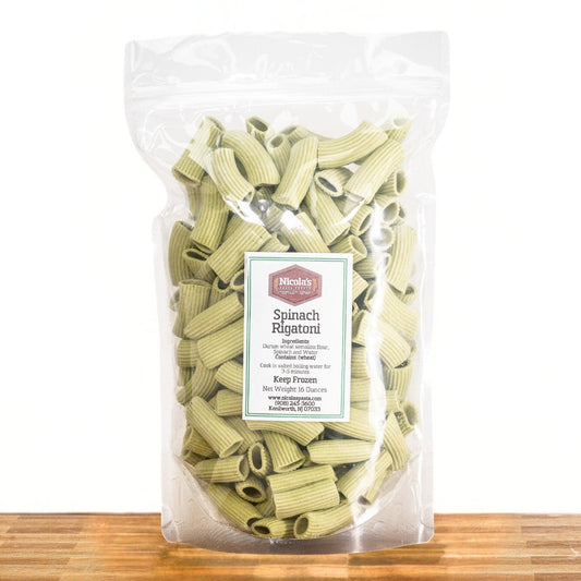Fresh Spinach Rigatoni Pasta, Pasta & Noodles from Nicola's Marketplace