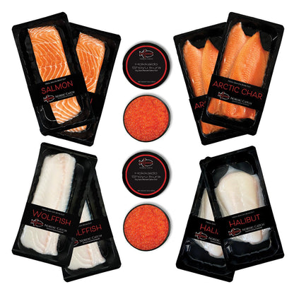 Super OMEGA Seafood - Iceland Sushi Grade Fish Bundle, Fresh & Frozen Seafood from Nordic Catch