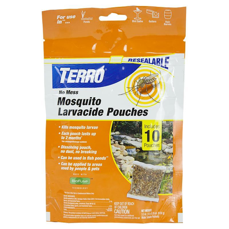 Terro Mosquito Larvacide Pouch (10/pk), Garden from Grow Organic