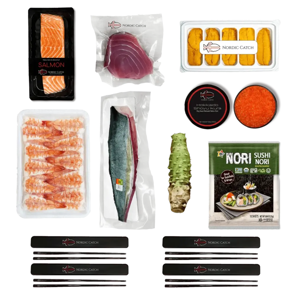Ultimate Sushi Night Kit - Sashimi Grade Fish Bundle, Meal from Nordic Catch