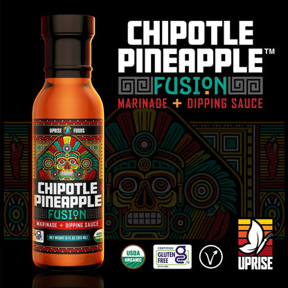 Chipotle Pineapple Fusion | Organic Dipping Sauce + Marinade (12 oz)