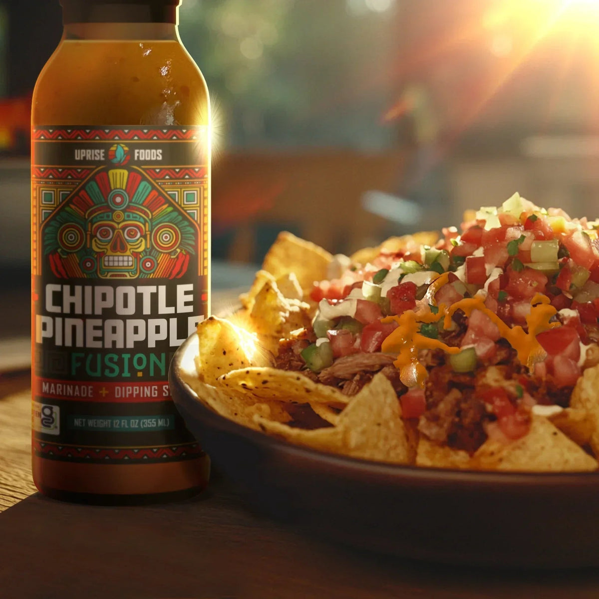 Chipotle Pineapple Fusion | Organic Dipping Sauce + Marinade (12 oz)