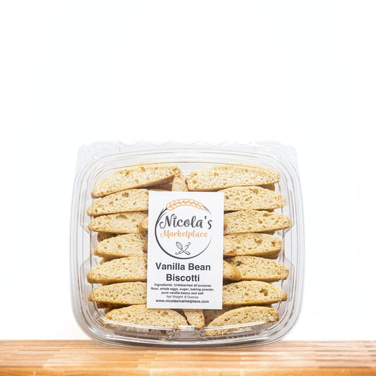 Vanilla Bean Biscotti ~ Not Your Average Biscotti Softer Texture, Cookies from Nicola's Marketplace