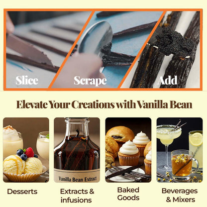 Organic Ugandan Grade A Vanilla Beans Bulk