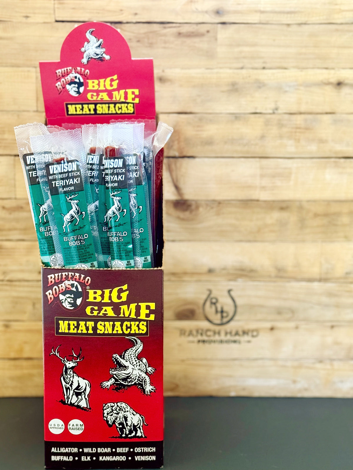 Venison Jerky Stick — Teriyaki, Meat from Ranch Hand Provisions
