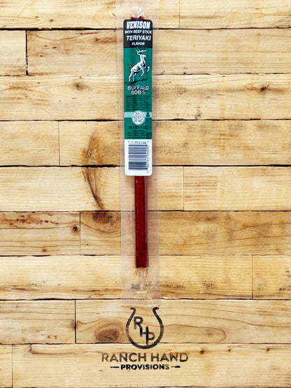 Venison Jerky Stick — Teriyaki, Meat from Ranch Hand Provisions