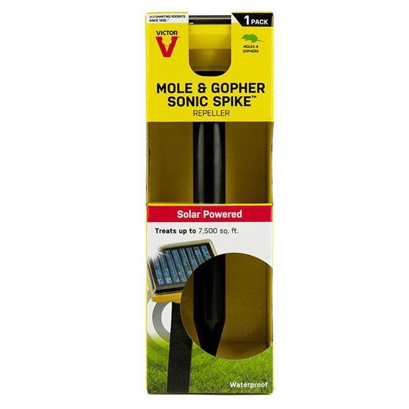 Victor Solar Powered Sonic Spike Mole Repeller, Garden from Grow Organic