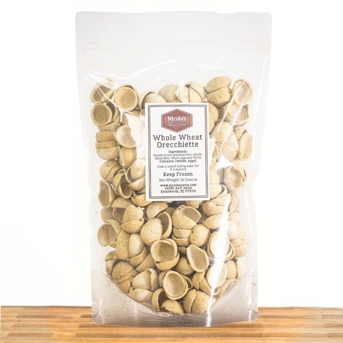 Fresh Whole Wheat Orecchiette Pasta, Pasta & Noodles from Nicola's Marketplace