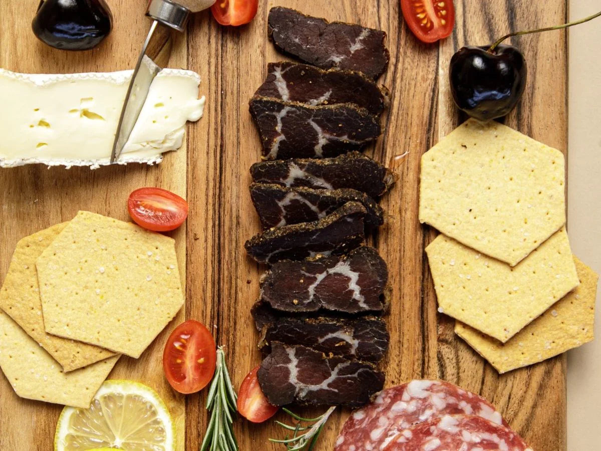 4-Pack Sampler Beef Biltong 16oz, *STOCK ITEM from Farmer Bill's Provisions