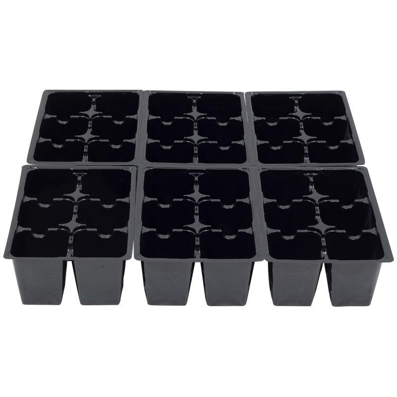 X-Jumbo 6-Pack Planting Containers - Recycled (Sheet of 6) by Grow Organic